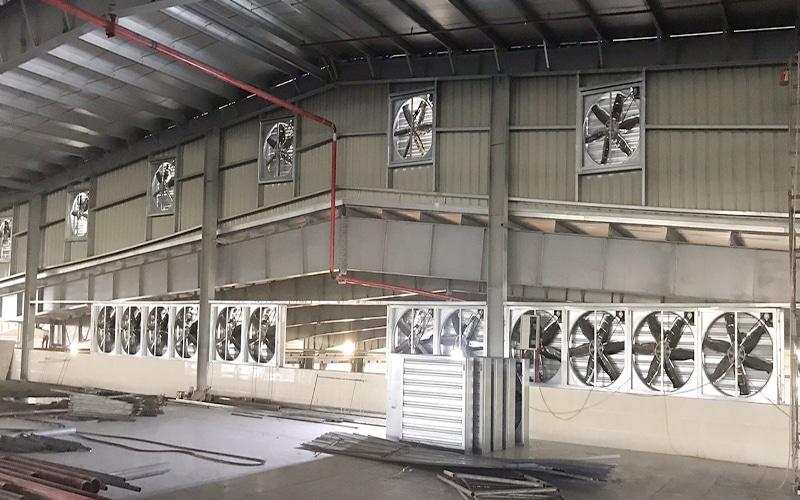 industrial exhaust fan - importance of ventilation by perfect pollucon services
