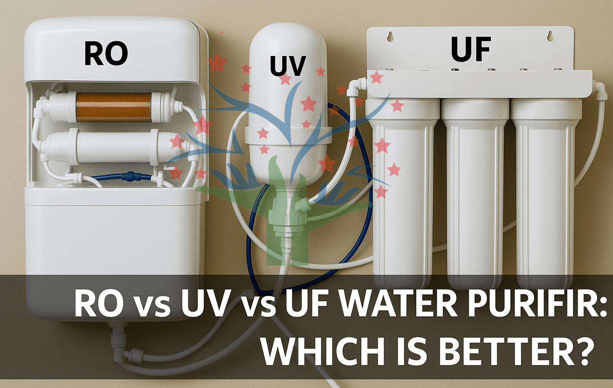 RO vs UV vs UF Water Purifier: Which is Better in India?